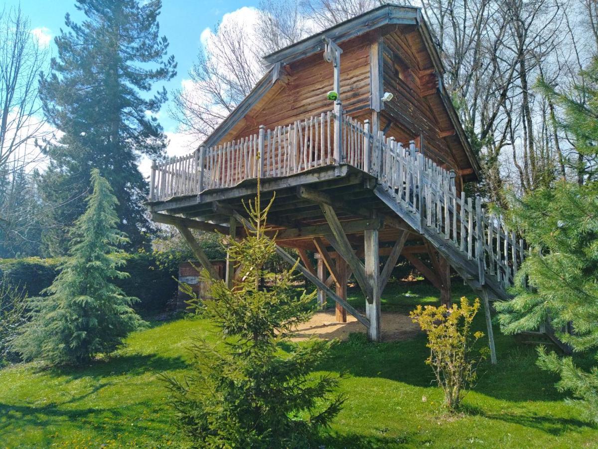 La Cabane A L'Oree Des Bornes Evires ภายนอก รูปภาพ